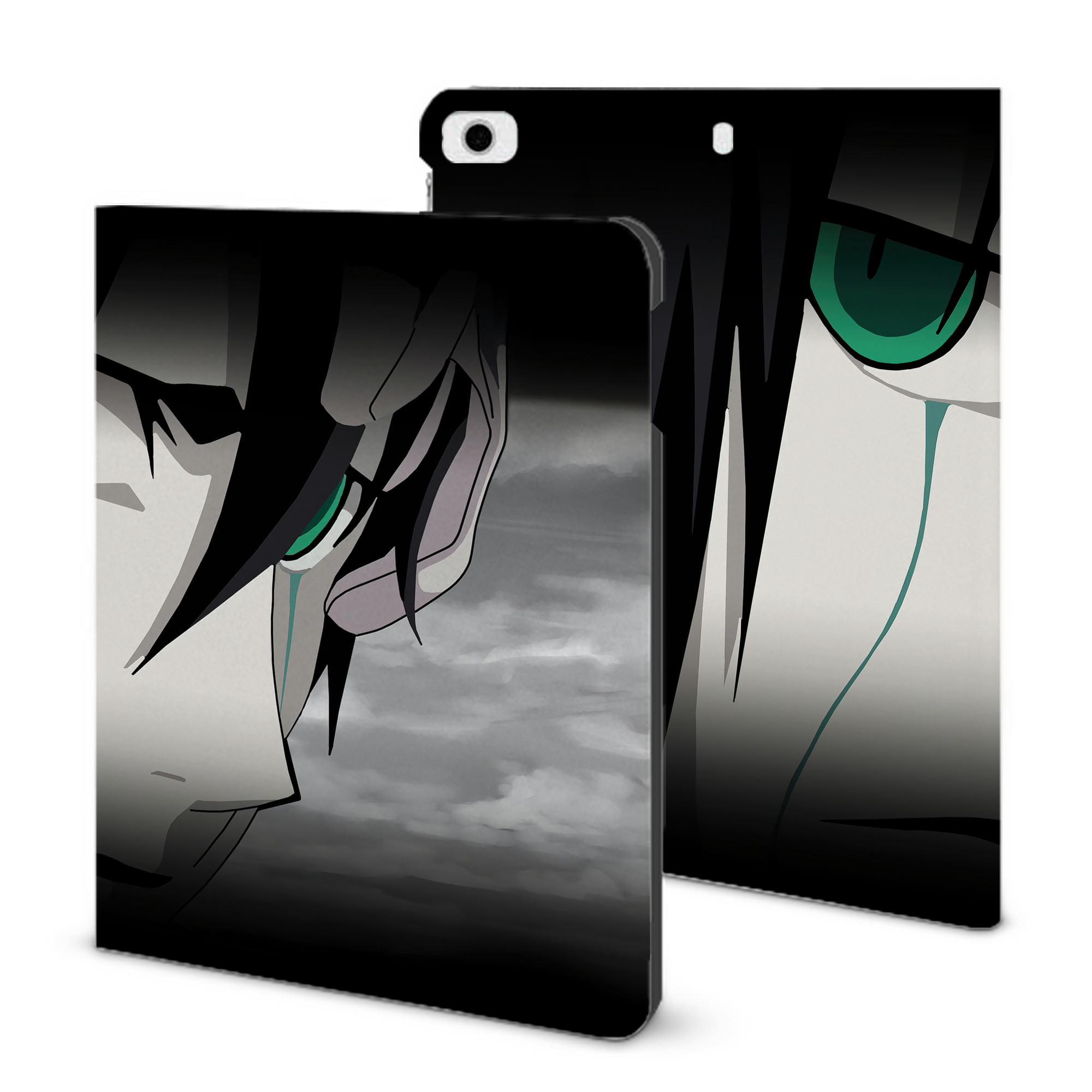 （画像用） ブリーチ BLEACH IPad ケース ブック型 PUレザー TPU 耐衝撃 軽量 薄型 ペン収納なし 全面保護 IPad 各モデル対応